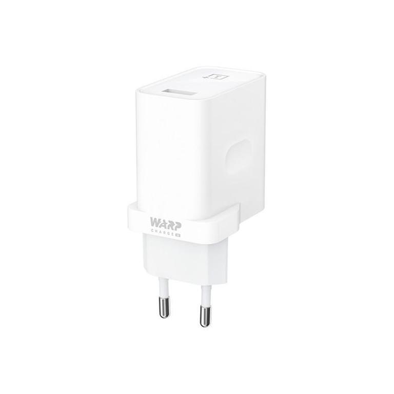 OnePlus 7T Warp Charger with Type-C Cable, 30W Power Adapter for OnePlus Models 7, 7T, Pro, 6, 6T, 5, 5T, and 3 - 3