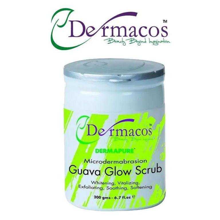 Dermacos Complete Facial Jars (200gm Each) Pack of 8 - Includes Multi-Vitamin Cream, Refining Enzymatic Mask, Brightener, Hydroxy Clay, Scrubs, and Cleanser for All Skin Types - 1
