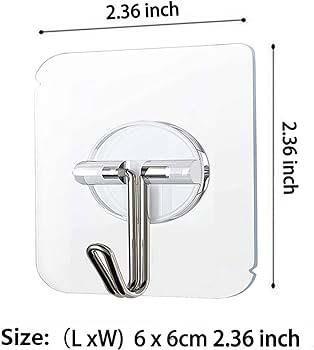 Face Value Hook Set of 5, 10, 15 - Seamless Wall Hooks for Hanging Without Drilling - 3