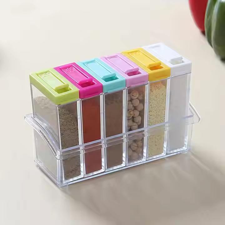 6pcs Set Seasoning Spices Jar - 5