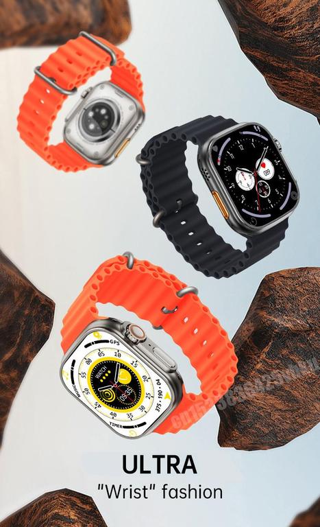 T900 Ultra2 Smart Watch Series 8 - 1.99" Bluetooth Call Smartwatch with Heart Rate and Sleep Monitoring, Waterproof IP67, Wireless Charging for Men and Women - 8