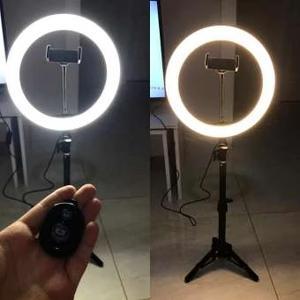26cm Ring Light With Mobile Holder With 7Feet Tripod Stand in Three Different Mode Light - 1