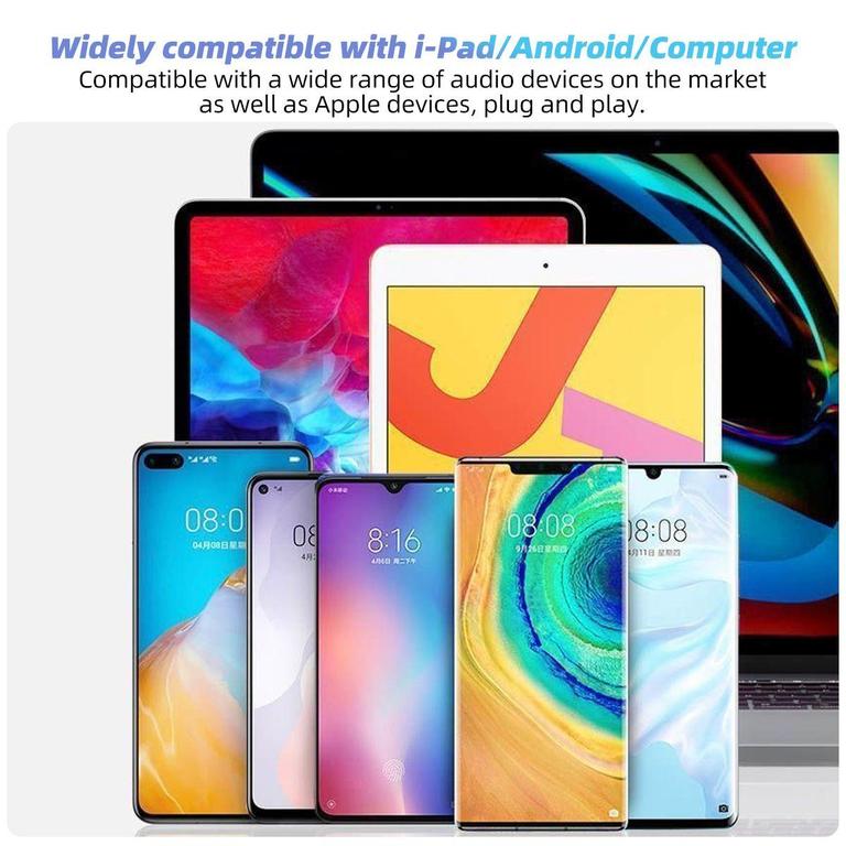 Wired USB-C Earphones for Apple iPhone 17/16/15 Pro Max and Other USB-C Devices with Mic - 1