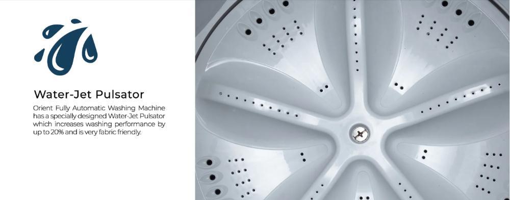 Orient Storm 1350 Fully Automatic Washing Machine – Metallic Grey | Top Load, Powerful & Energy Efficient - 13