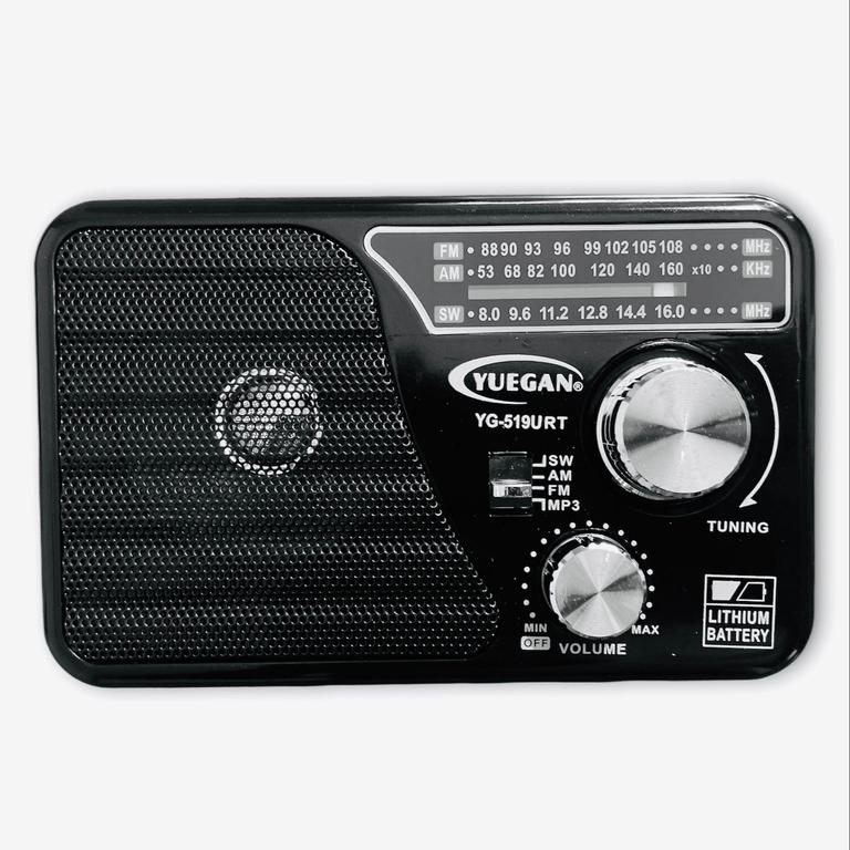 Portable All in One Rechargeable Radio with FM AM SW Bands MP3 Player USB Memory Card AUX Support - 1