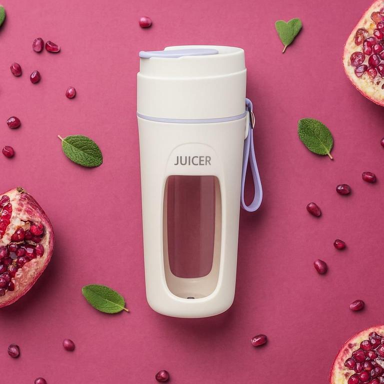 Mini USB Rechargeable Blender Bottle – 2 in 1 Juicer and Drinking Cup for Smoothies, Shakes, and Protein Drinks - 3