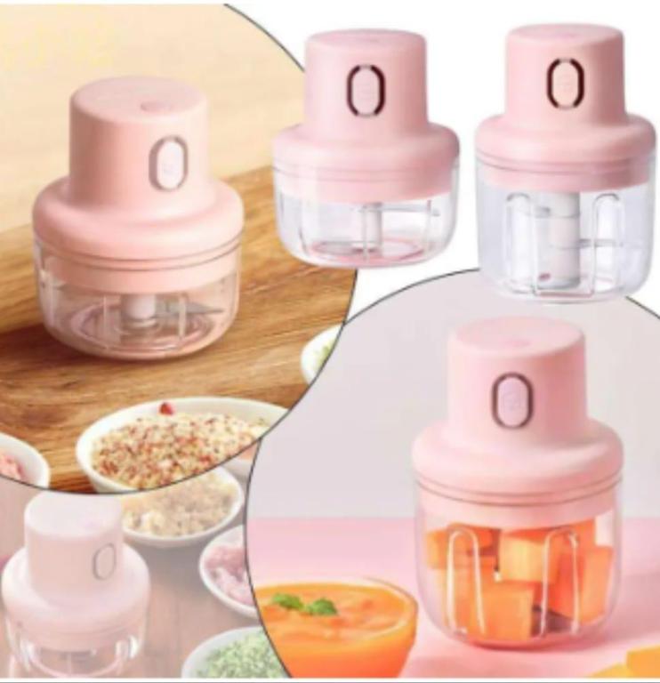 Electric Mini Chopper Machine - Automatic Rechargeable Food Processor - 4