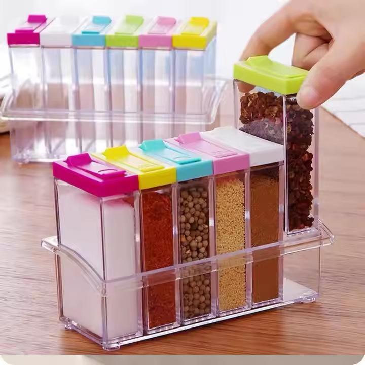 6pcs Set Seasoning Spices Jar - 1