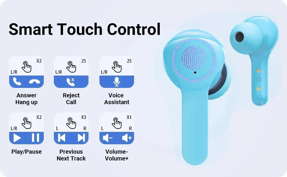 Air 31 Wireless Earbuds with Bluetooth 5.3, Charging Case, Heavy Bass, and Noise Reduction Microphone - 8