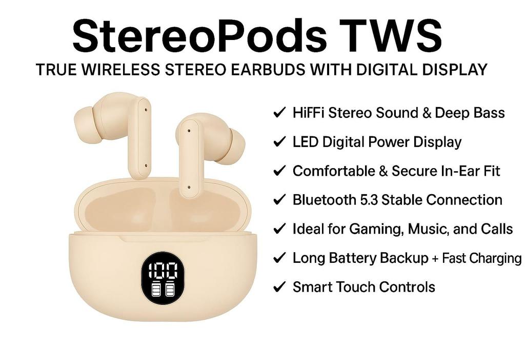 TWS Wireless Earbuds - Image 1