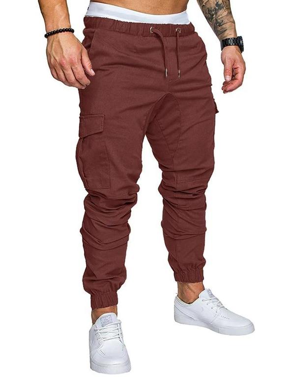 Men's Rust Cargo Trousers