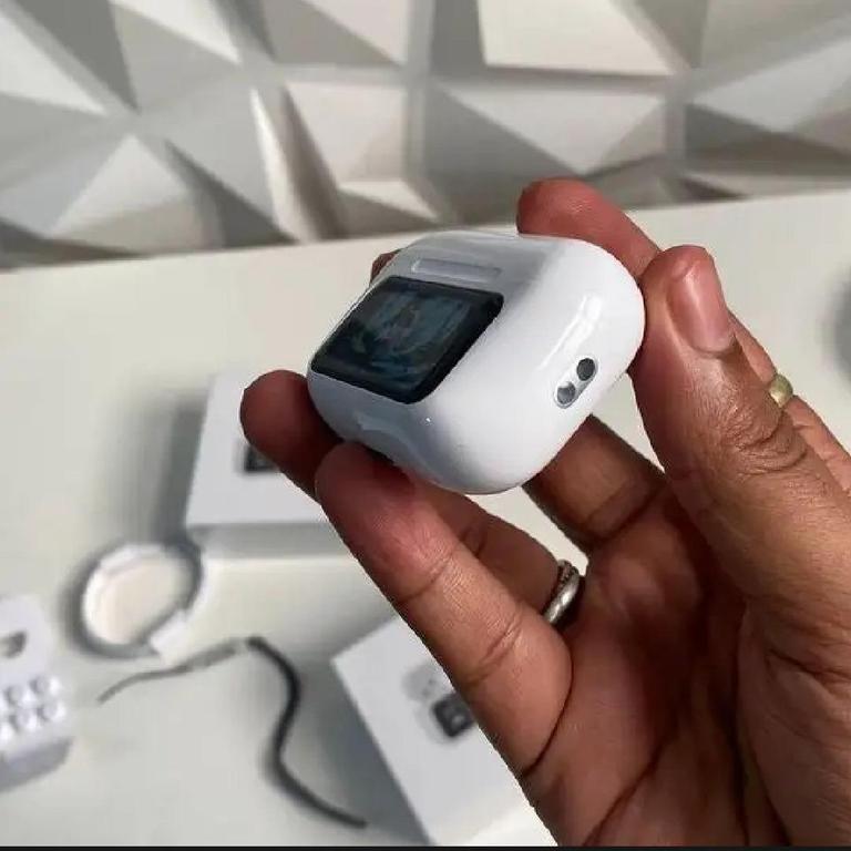 A9 Pro AirPods with LCD Screen and Active Noise Cancellation - Touch Screen Bluetooth Earbuds - 1