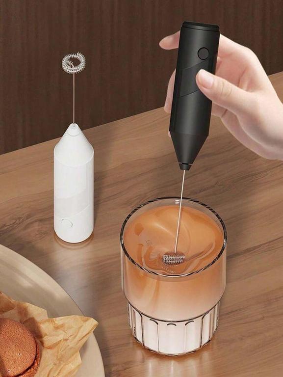 USB Rechargeable 2-in-1 Electric Beater and Milk Frother | Dual Speed Hand Mixer for Coffee, Eggs, and Cream - 5