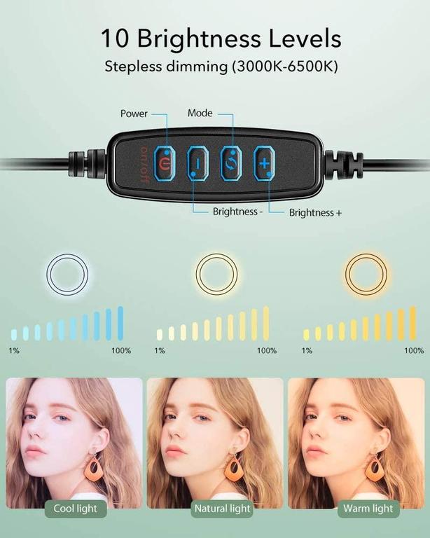 Dimmable LED Ring Light