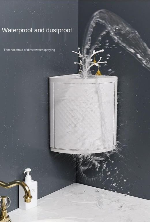 EMSA Corner Bathroom Cabinet Interior