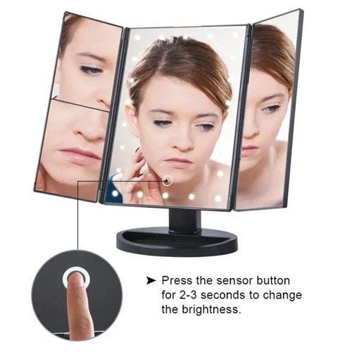 LED Zooming Mirror Front View