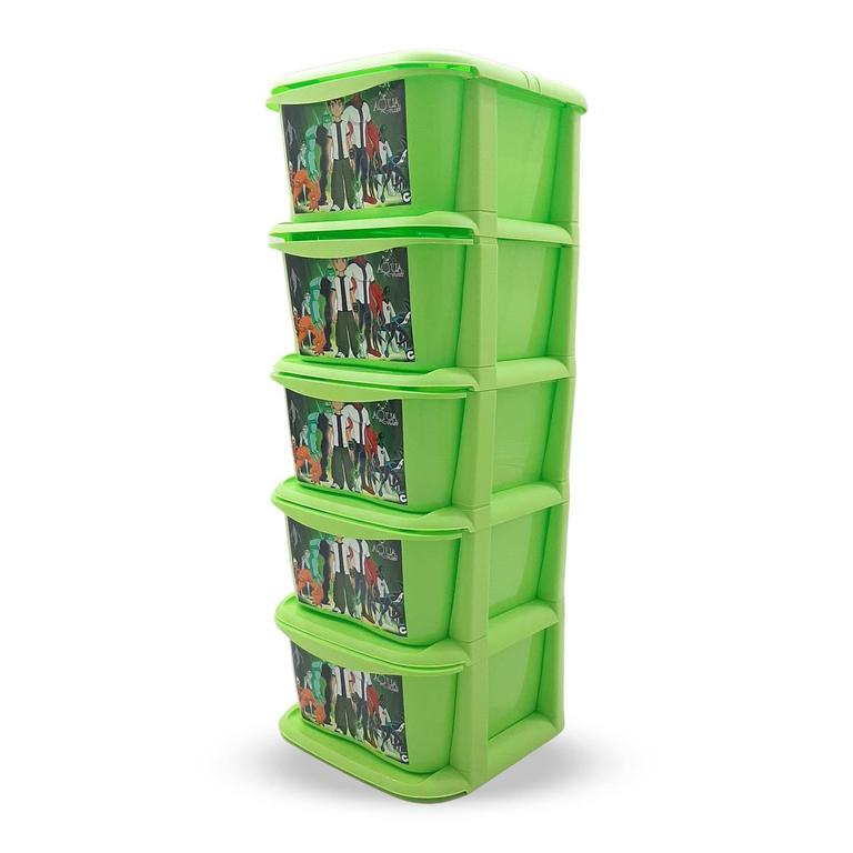 Aqua Plast 5-Layer Colorful Drawers