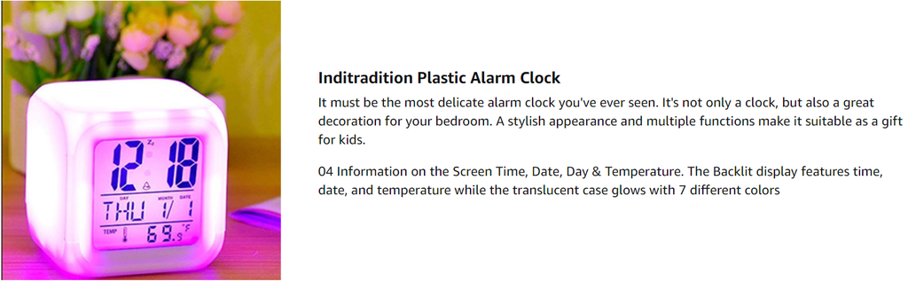 Digital Table Clock