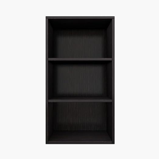 Wood Open Book Shelf Book Rack with 3 Shelves - 2