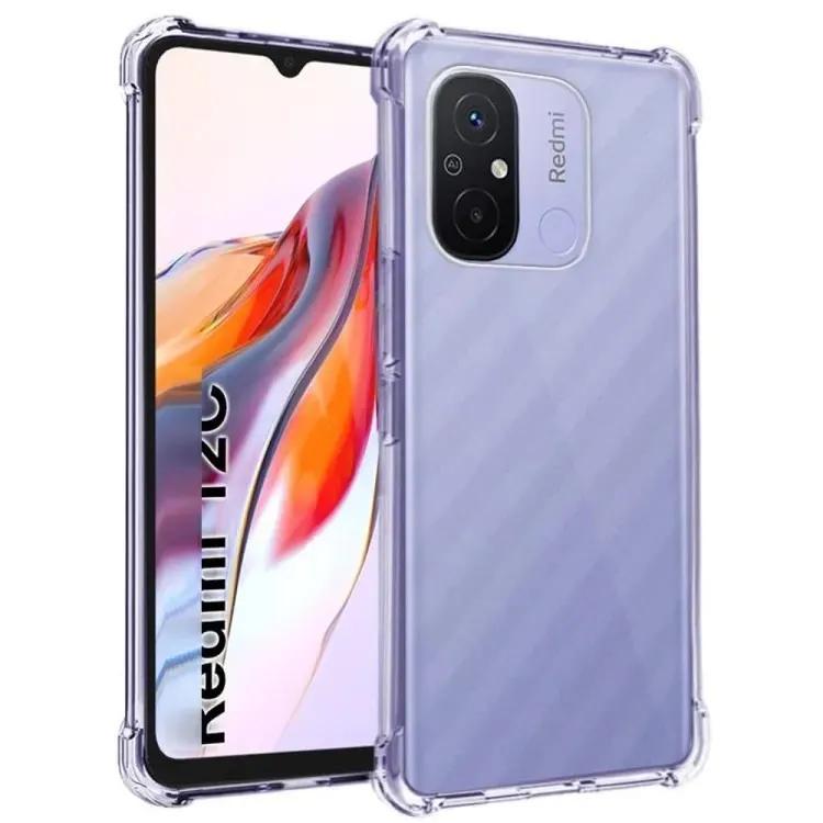 Xiaomi Redmi 12C AirBag ShockProof Anti-Burst Scratch Proof Transparent TPU Mobile Back Case - 1