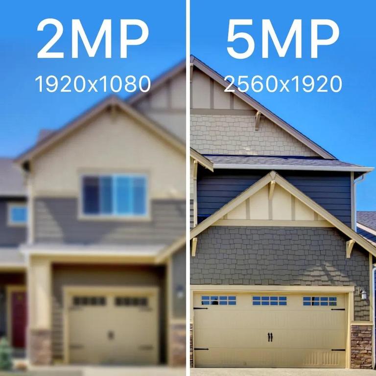 Silk Road Traders 5MP 4 Channel 1920p 2.4G WIFI IP CCTV NVR Kit - H265 Video - Wireless Security Camera System Surveillance Network Camera - 2