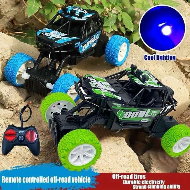 Cross Country Climbing Car with Wireless Remote (Mix/Random color) Cell Operate - 1