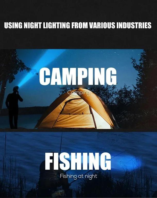 "Rechargeable 5-LED Headlamp | Super Bright USB Charging Head Torch with Built-in 18650 Battery, 3 Light Modes & Waterproof Design" - 8