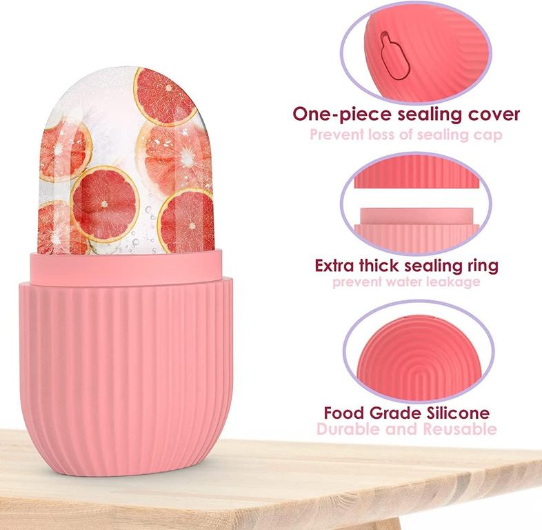 Face Value ICE ROLLER FOR FACE MASSAGER & EYE REUSABLE FACE ROLLERS FACIAL ROLLER BOX FACE ICE ROLLER TO ENHANCE SKIN GLOW, SHRINK & TIGHTEN PORES (PACK OF 1) Green - 5