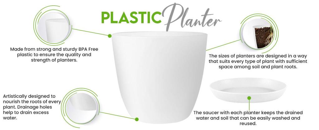 Matching planter set