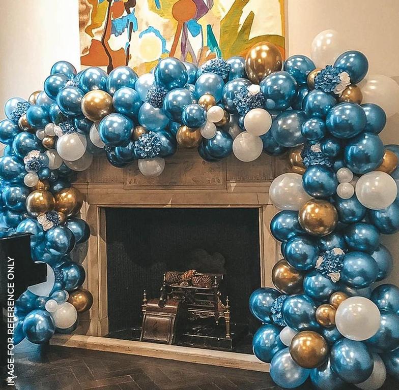 Multi-Color Chrome Balloons Image 1