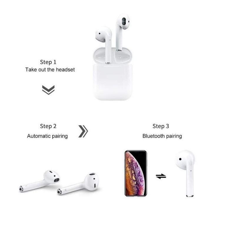 i12 TWS True Wireless Stereo Bluetooth Earphones Compatible with All Bluetooth Devices - 1