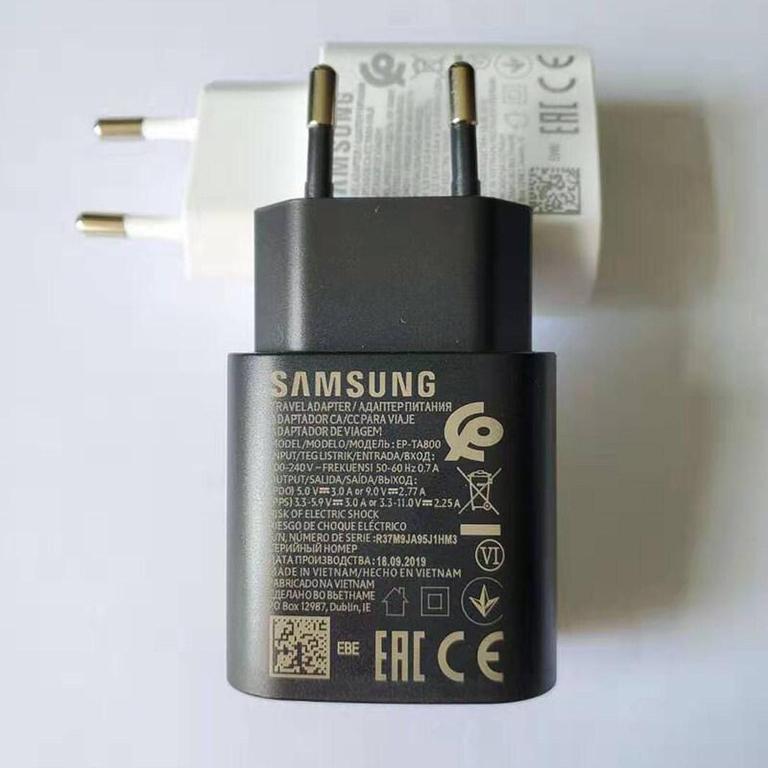Samsung Note 10 25W Super Fast Charger with USB PD and Type-C Cable for Galaxy Note10+, S20, S10, and S9 - 5