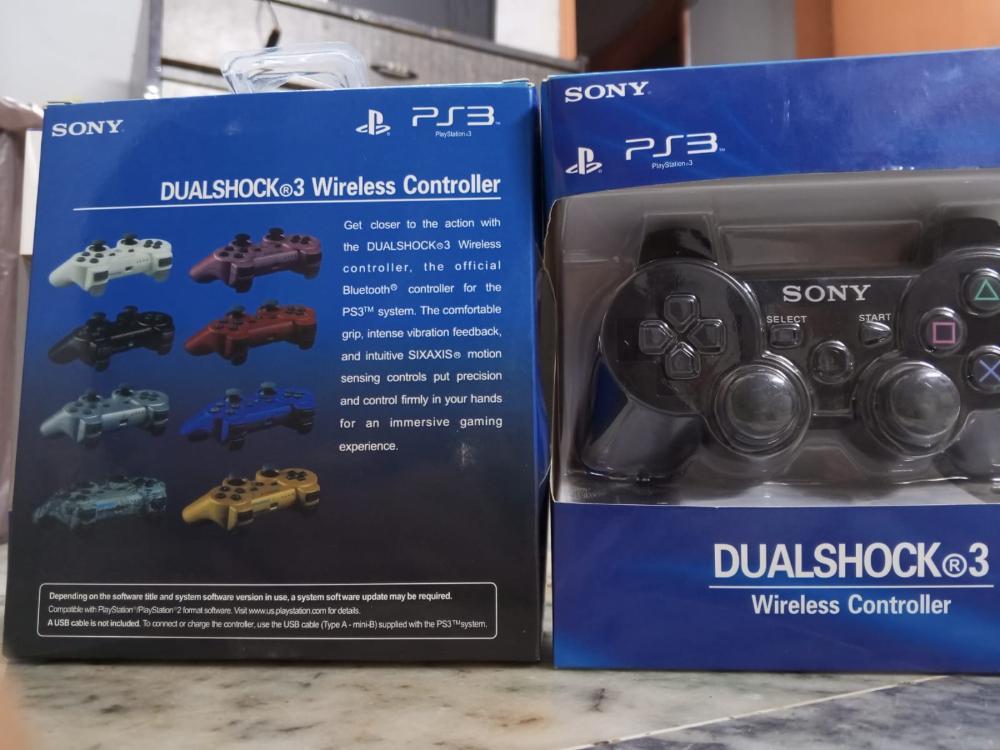 Ps3 PlayStation 3 DUAL SHOCK 3 Wireless Controller Charcoal Black Color PS3 - 2