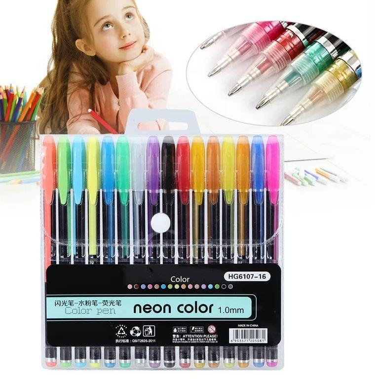 Set of 12 Neon Color Pens