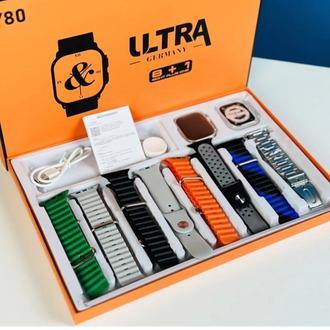 Smart Watch Y60 Ultra and Y80 Ultra - 7-in-1 Smartwatch with Bluetooth Calling and Multiple Straps for Men and Women - 4