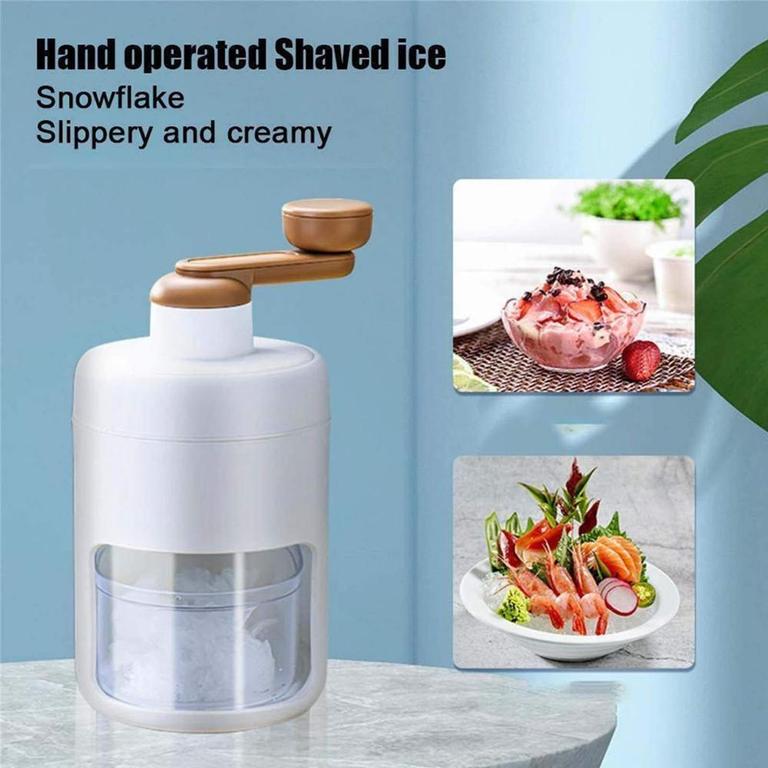 Mini Ice Shaver Crusher Snow Manual Crushing Ice Maker - 2