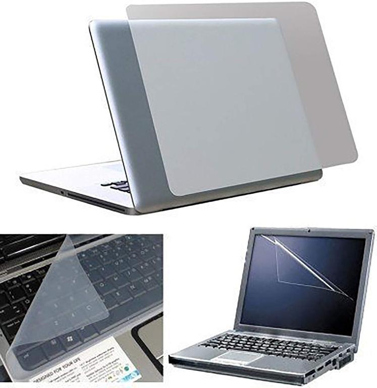 Combo 3 in 1 - Laptop Protector - Keyboard Cover + Front & Back Screen Protector - 1