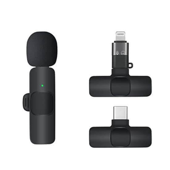 K9 Collar wireless mic Lavalier Wireless Microphone for iPhone, Android, and Type-C Devices - Ideal for Vlogging, Podcasts, and More - 1