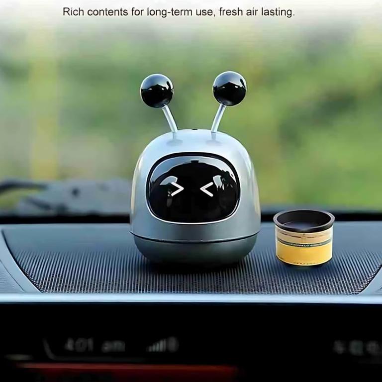 Car Air Aromatherapy Robot Air Freshener Auto Dashboard Perfume Fragrance Diffuser Essential Oil Diffuser Auto Perfume Diffuser - 2