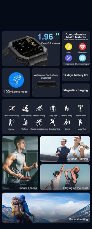 DT108 Smart Watch with Strap