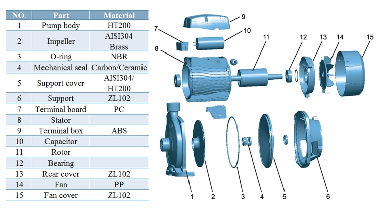 LEO ACM-75 Clean Water Centrifugal Pump Image 6