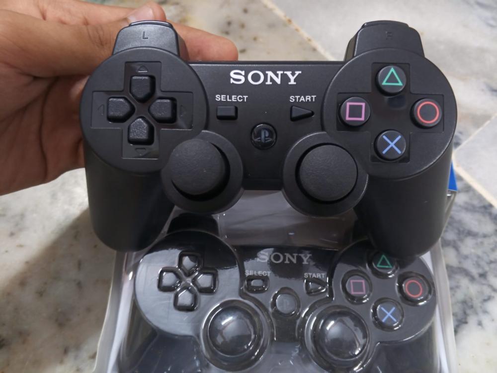 Ps3 PlayStation 3 DUAL SHOCK 3 Wireless Controller Charcoal Black Color PS3 - 3