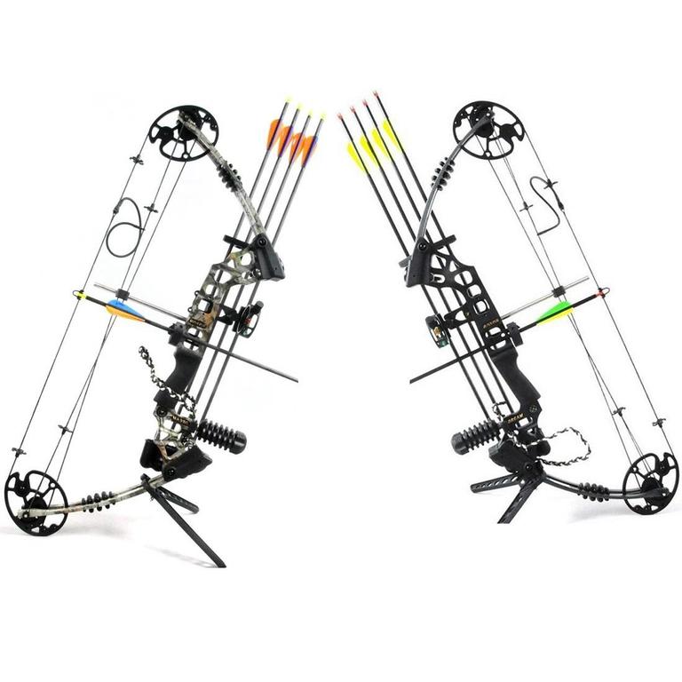 Junxing M120 Compound Bow - 20-70 Lbs Adjustable Draw - (Complete Set) - 1