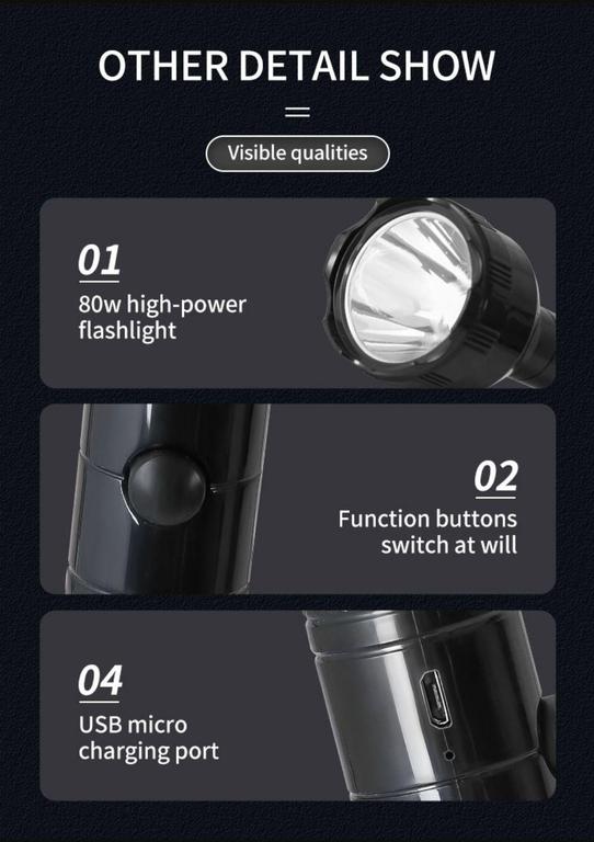 DP-9170 LED Torch 6
