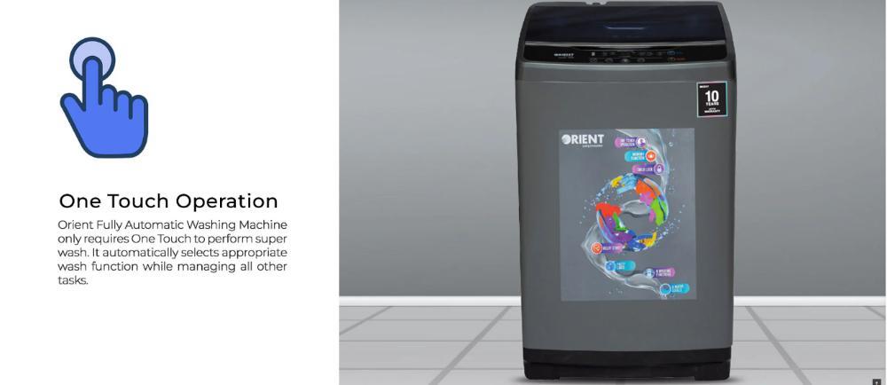 Storm 1150 Fully Automatic Washing Machine – Metallic Grey | Top Load, Powerful & Energy Efficient - 15