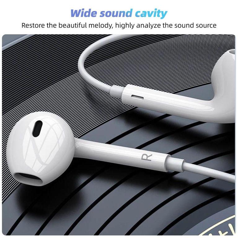Wired USB-C Earphones for Apple iPhone 17/16/15 Pro Max and Other USB-C Devices with Mic - 5