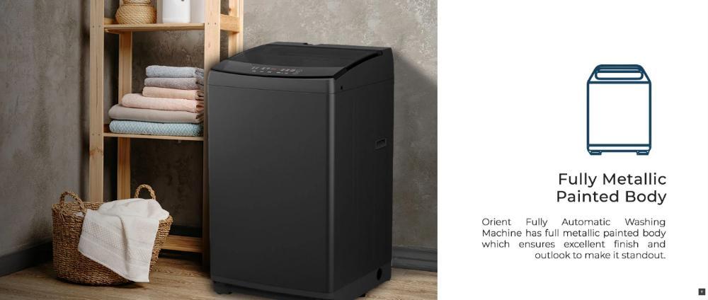 Storm 1150 Fully Automatic Washing Machine – Metallic Grey | Top Load, Powerful & Energy Efficient - 6